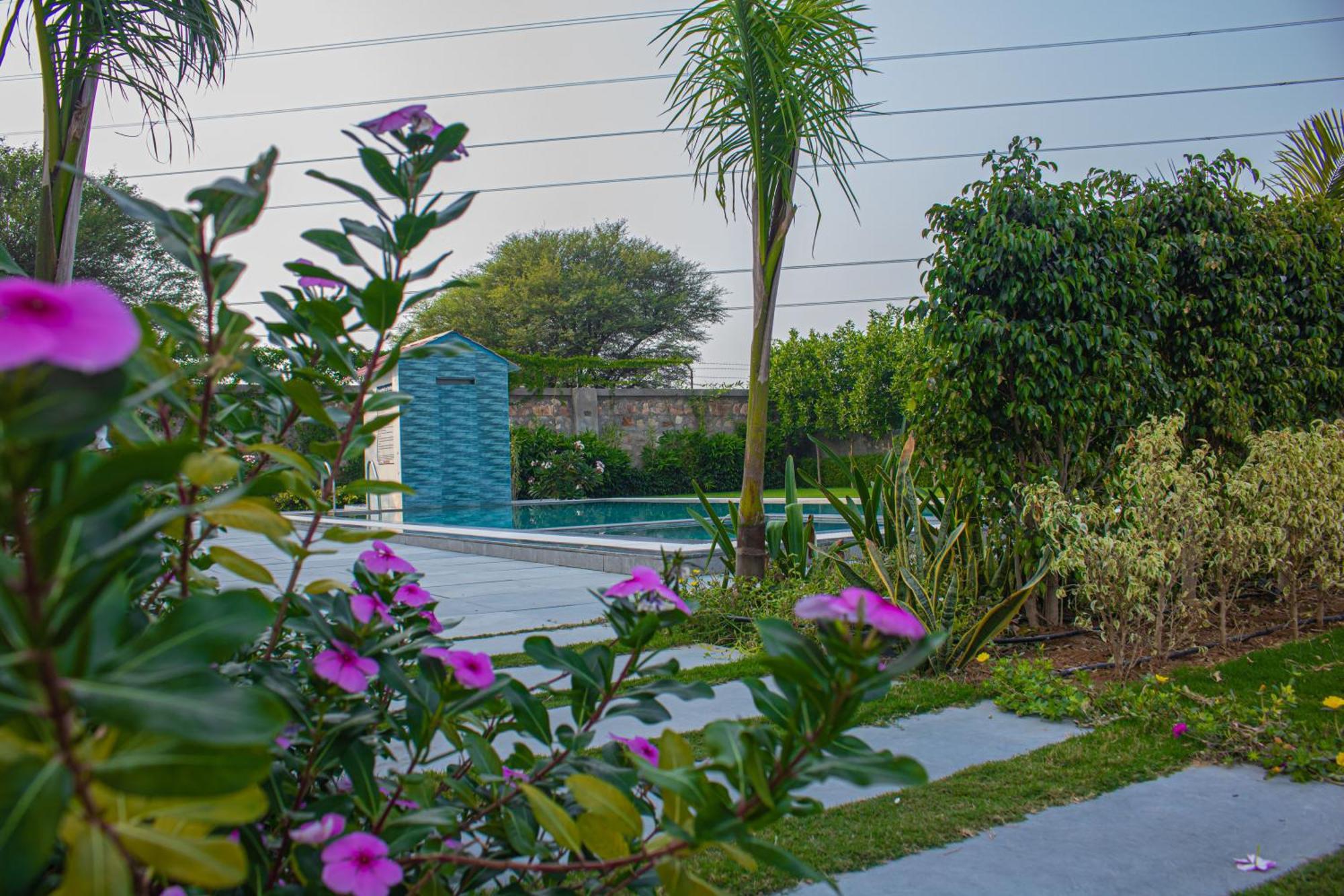 The Peace- A Luxury 2Bhk Private Pool Farm Villa Jaipur Exteriör bild